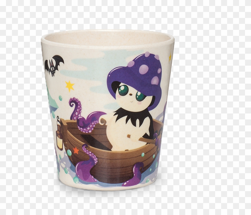 Gloomy Bamboo Cup - Cartoon Clipart #3707027