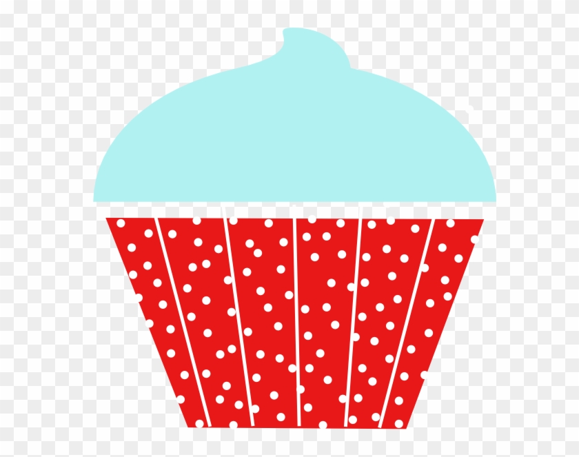 How To Set Use Blue Cupcake Svg Vector - Cupcake Shape Png Clipart