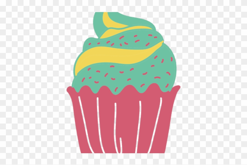 Vector Swirl Clipart Cupcake - Illustration - Png Download #3707501