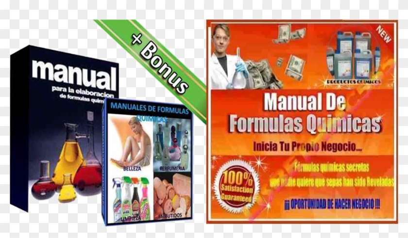 Elaboración De Productos De Limpieza - Flyer Clipart