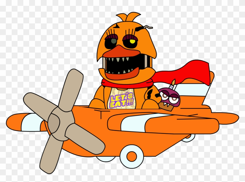 Artwork[spoilers] Foxy Fighters' Adventure Nightmare - Nightmare Chica Foxy Fighters Clipart #3707613