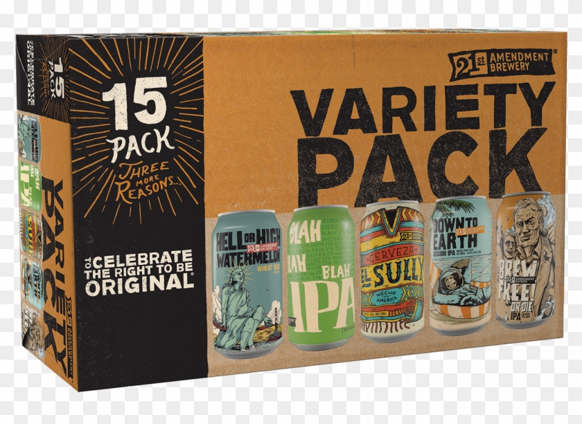 21a Pack De 15 Primavera - 21st Amendment Brewery Variety Pack Clipart #3707875