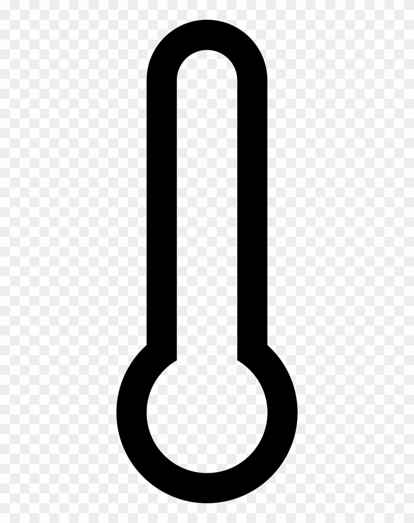 Png File Svg - Outline Thermometer Clipart