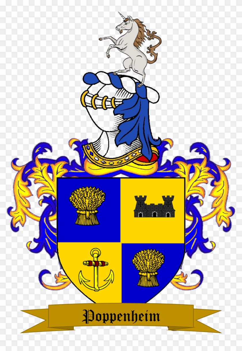 Here Is The Treatment That A Medieval Poppenheim Receives, - Medieval Manor Crest Clipart