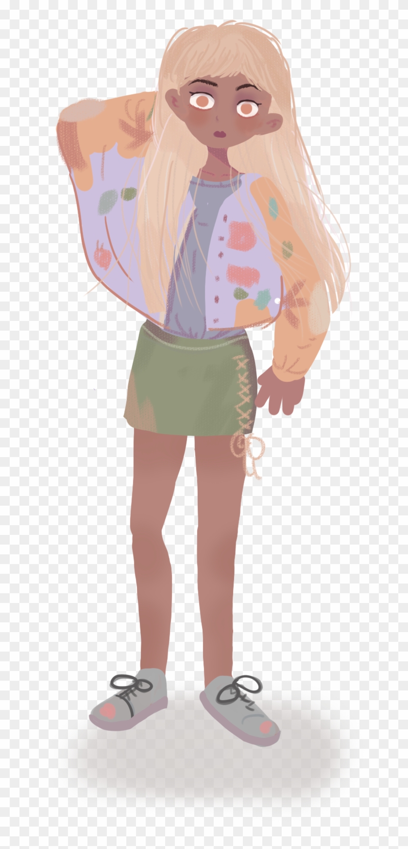 Negro Biblioteca Hip Hop Niña Png Y Psd - Cartoon Clipart #3708436