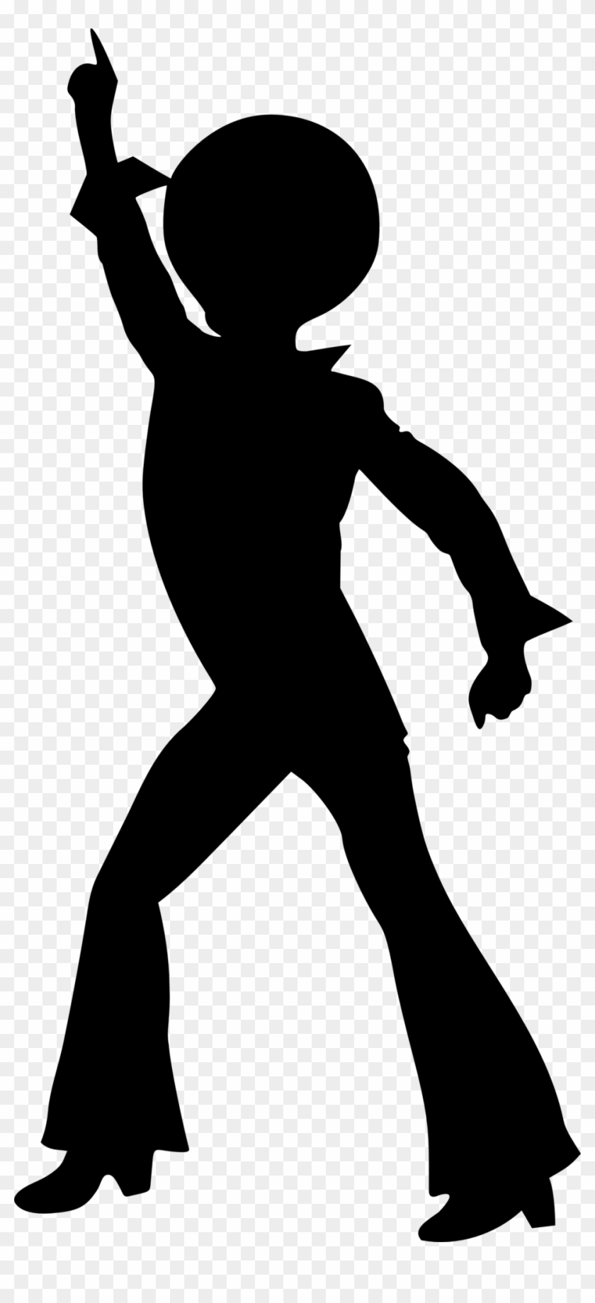 Disco Dancer - Disco Dancing Silhouette Clipart