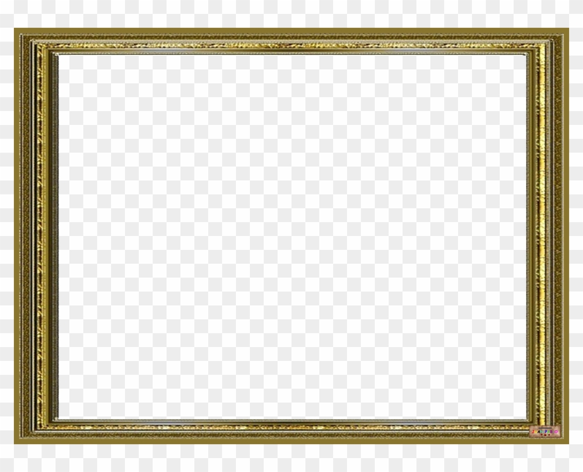Marcos Para Fotos Elegantes Dorados Png - Picture Frame Clipart