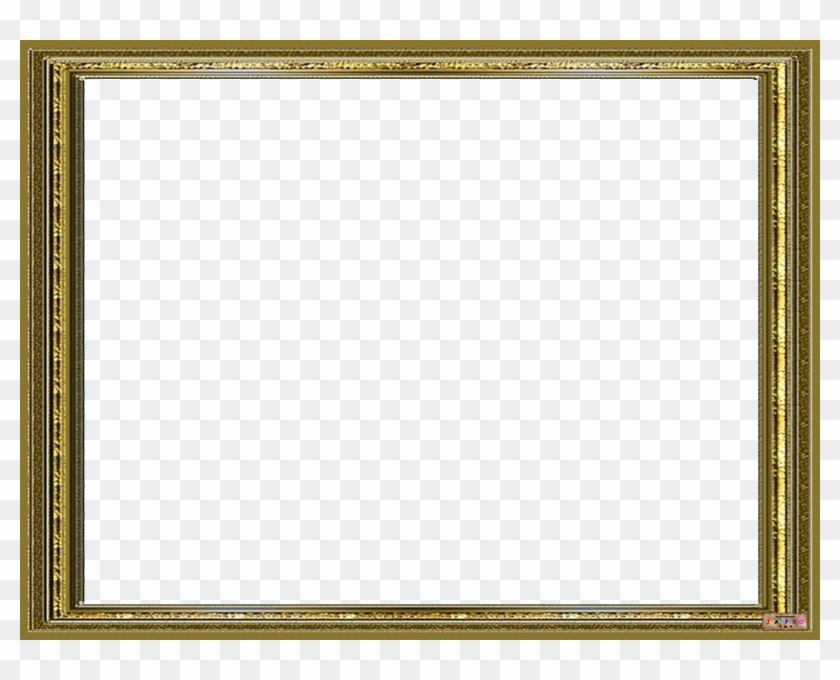 Marcos Para Fotos Elegantes Dorados Png - Picture Frame Clipart #3708870