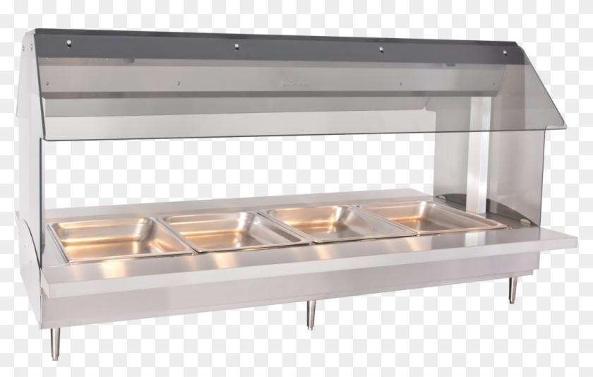 Hft2-400 Hot Food Table Countertop Or Island Empty - Stainless Steel Food Table Clipart