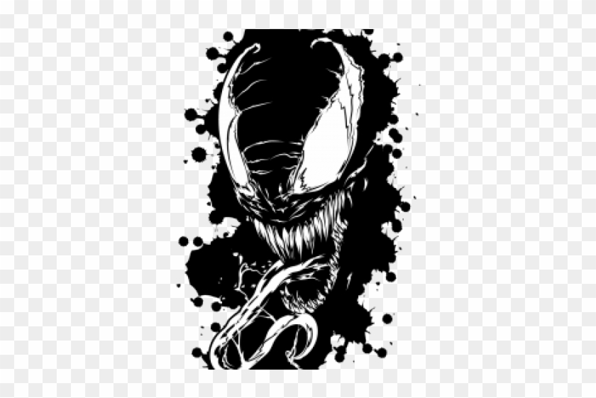 Venom Silhouette Clipart #3708905