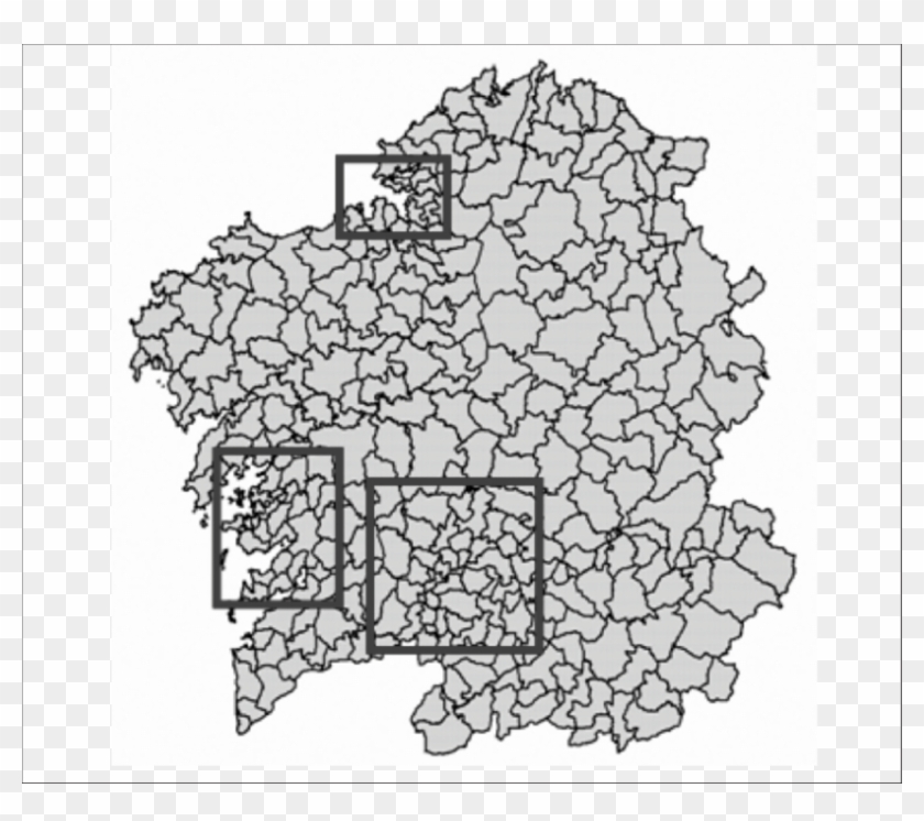 De Fondo Vemos La Divisin De Galicia En Concellos O - Provincia De Betanzos Clipart #3708941