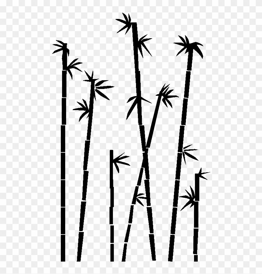 Sticker Bambous Des Champs Ambiance Sticker Kc10723 - Silhouette Clipart