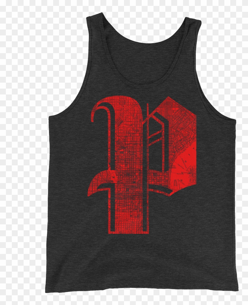 City Grid Unisex Tank - Top Clipart