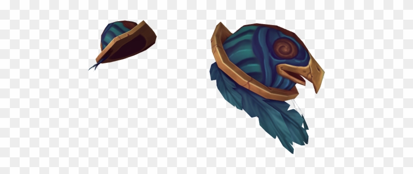 Carved Bird Head Pauldrons - Illustration Clipart #3709862