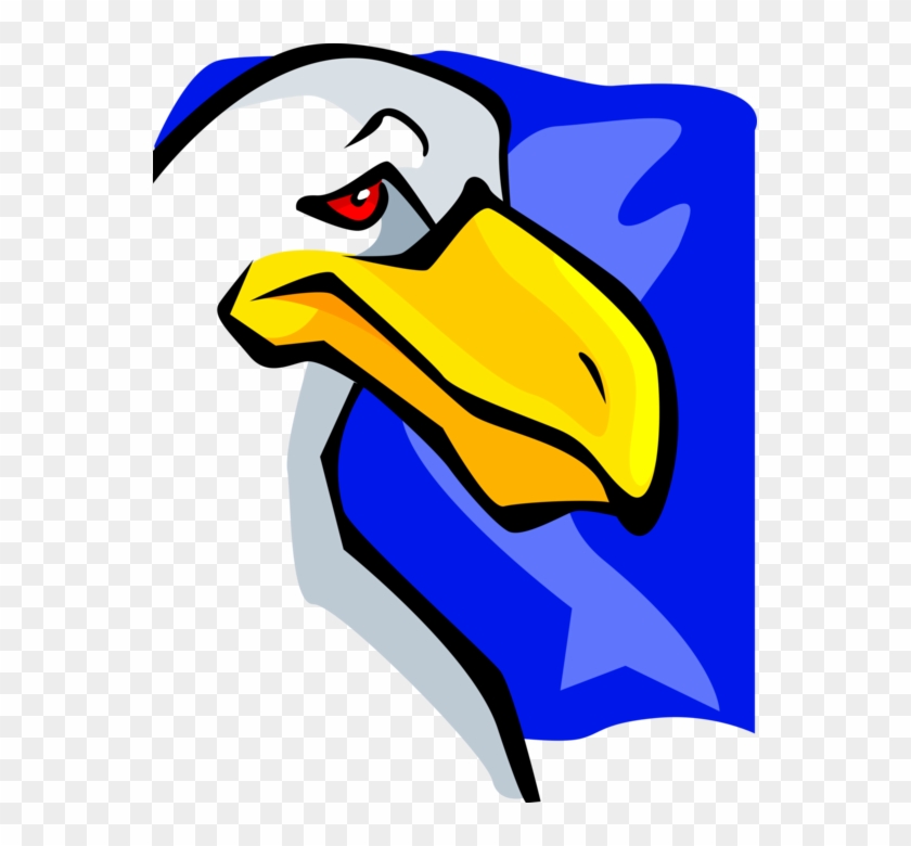 Vector Illustration Of Seabird Gull Bird Or Seagull - Seagull Cartoon Clipart #3710214