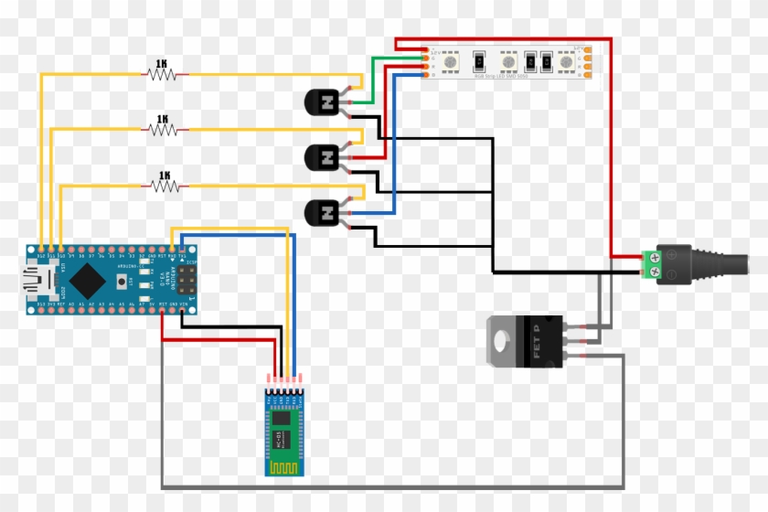 Arduino Code & Android App - Arduino Nano Rgb Clipart #3710498