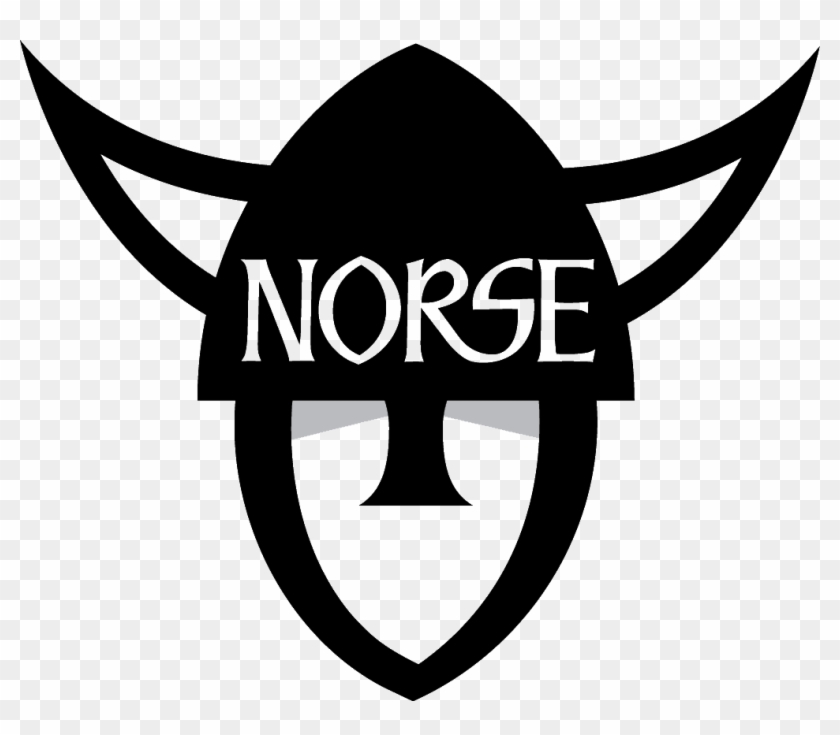 Norse Helmet Black Download - Norse Luther College Clipart