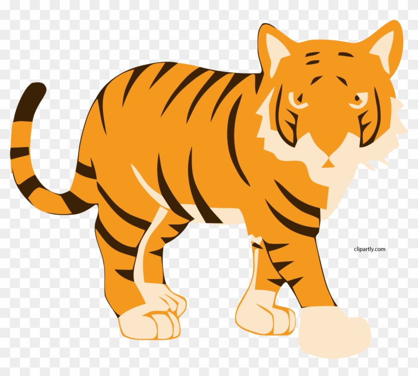 New Sitting Tiger Clipart Png New Stripped Bengal Tiger - Tiger Clipart Png Transparent Png