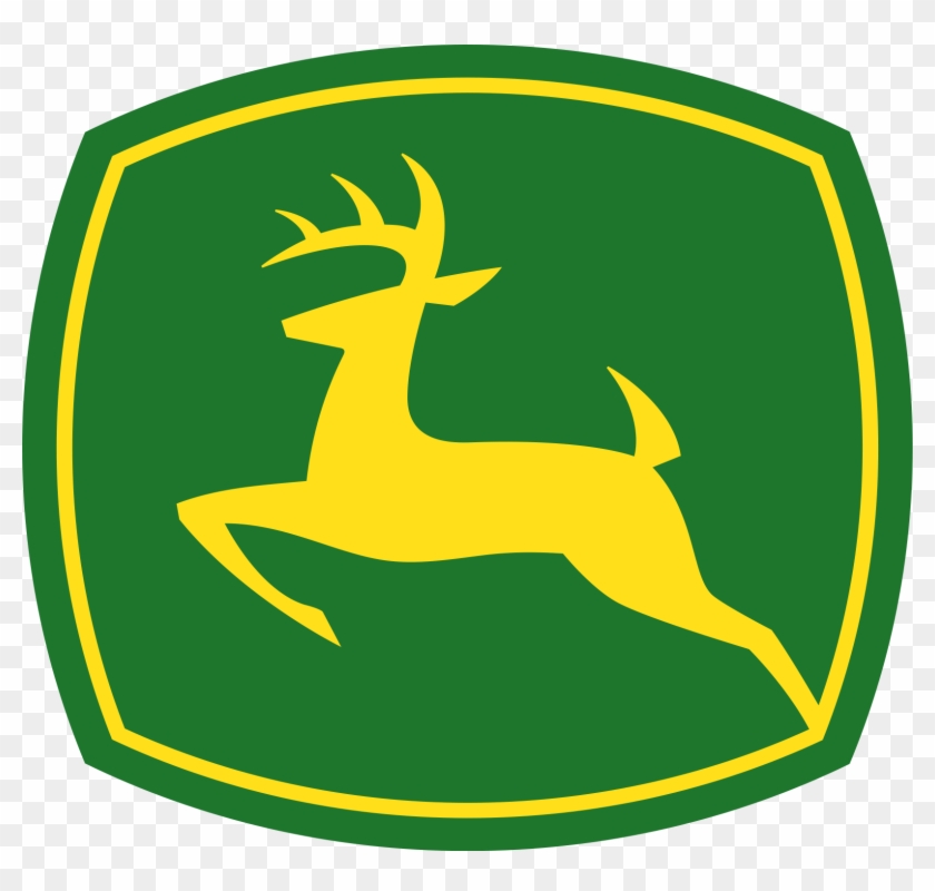 John Deere Decal Sticker Logo Tractor - Pink John Deere Logo Clipart