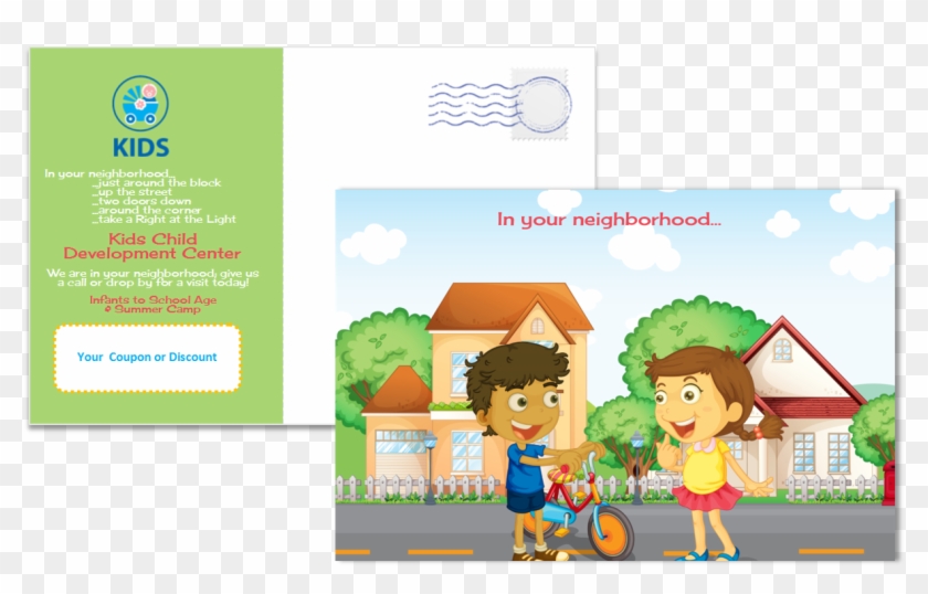 Child Care Business Cards, Child Care Folders, Child - Clipart Of A Boy And His Dog - Png Download