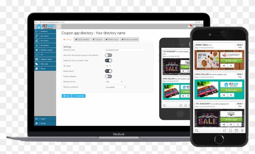Mobile Coupon Directory Clipart #3711783