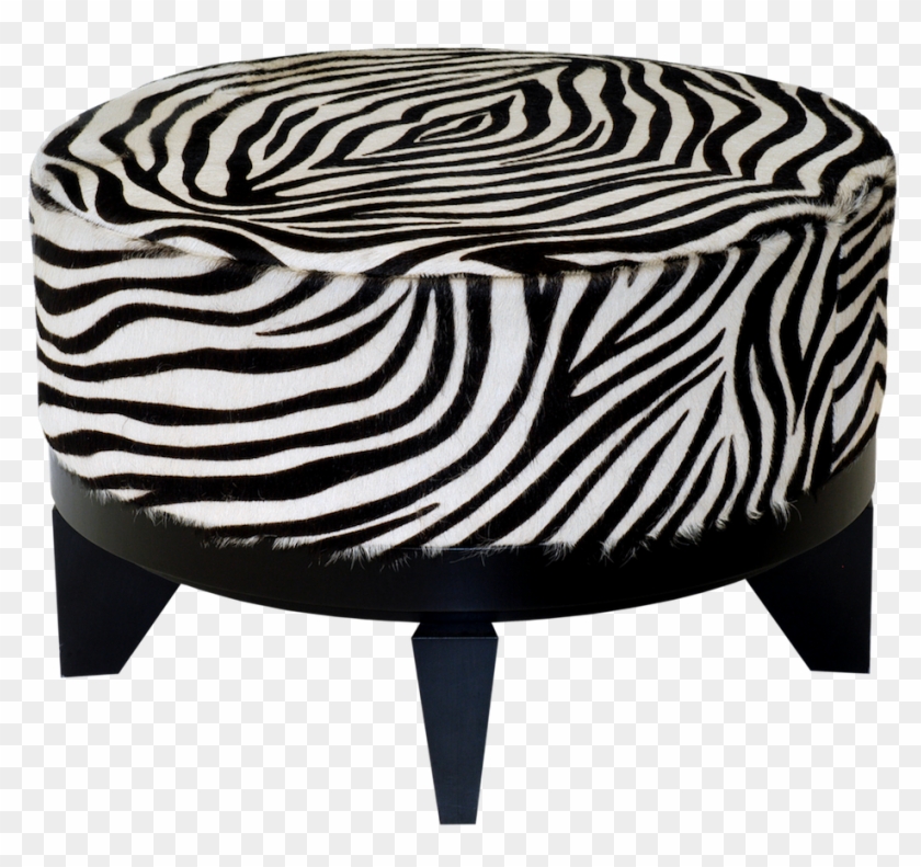 Zebra Wedge Ottoman - Footstool Clipart #3711981