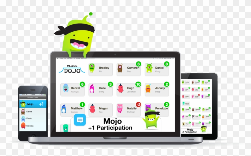 Png Black And White Stock Ipad Device Clipart - Class Dojo On Ipad Transparent Png #3712364