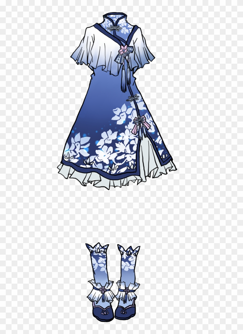 Preview - Chinese Lolita Dress Clipart #3712386