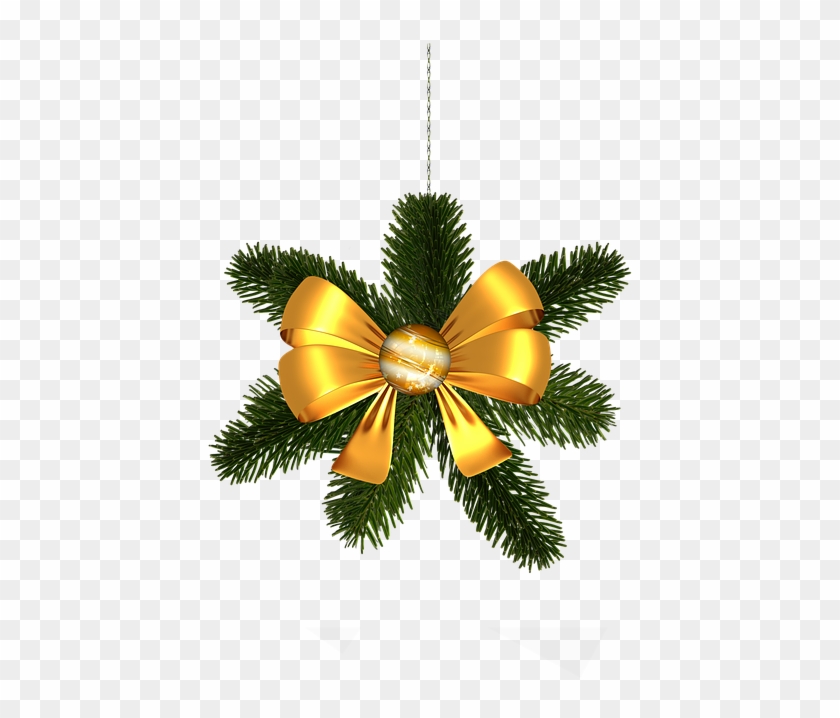 Christmas Fir Tree Tannenzweig Deco Decoration - Wreath Clipart