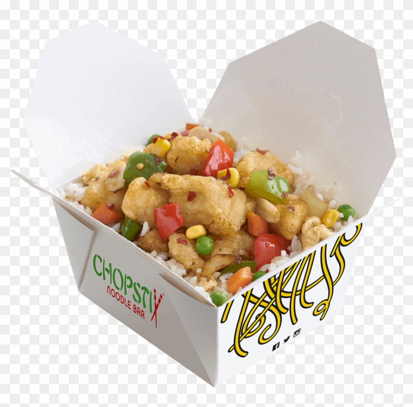 Salt Pepper Chicken - Vegetable Noodles Chopstix Clipart #3712554