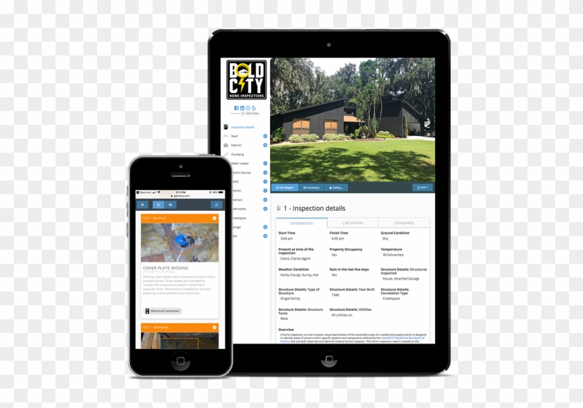 Ipad And Iphone Black With Home Inspection Software - Tablet Computer Clipart #3712803