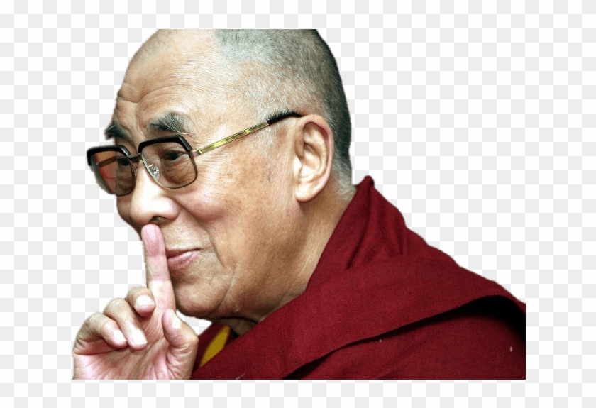 Dalai Lama Finger In Front Of Mouth - Keep Your Booger Hook Of The Bang Switch Clipart