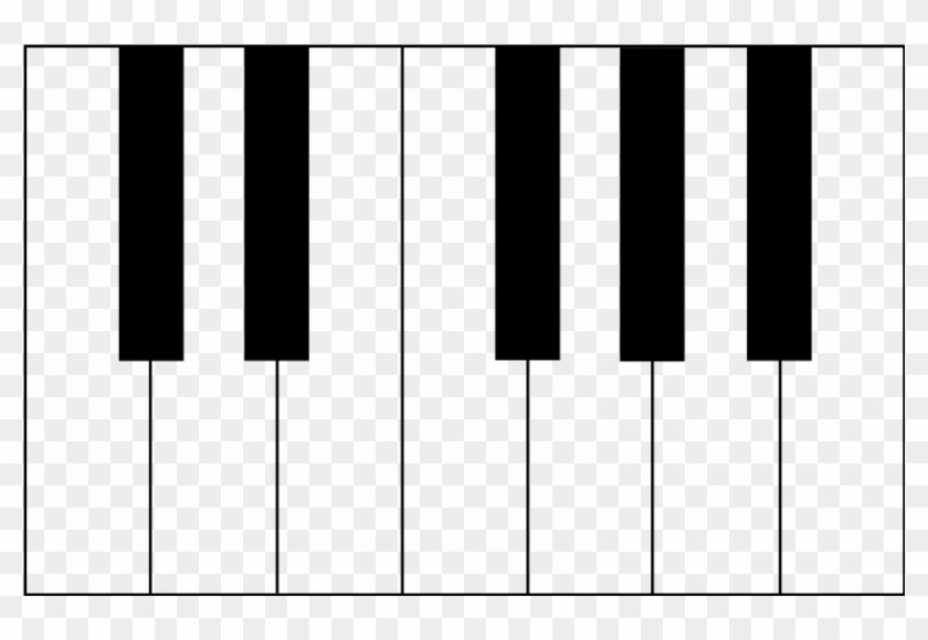 Piano Vector Easy - Keyboard Clipart Piano - Png Download