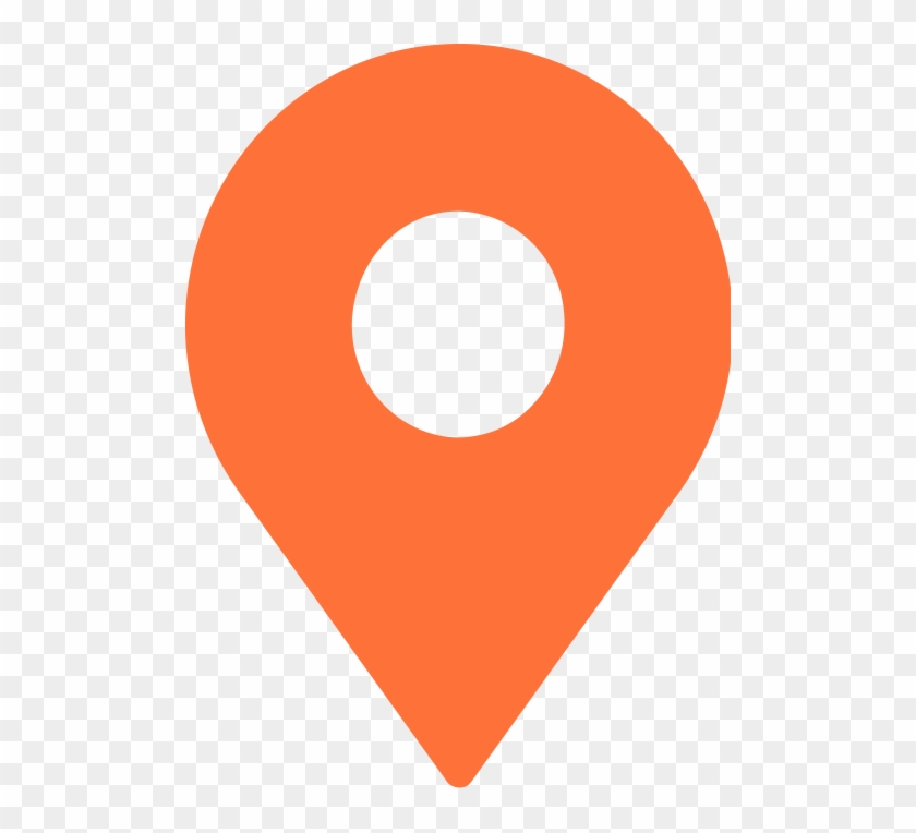 Ajo - Location Icon Orange Color Clipart #3713556