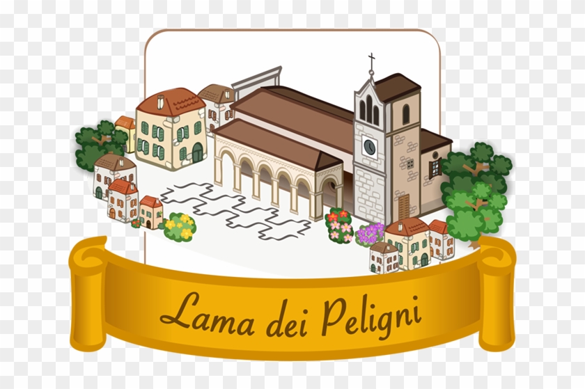 0030-lama Dei Peligni - Civita Di Bagnoregio Clipart - Png Download #3713702