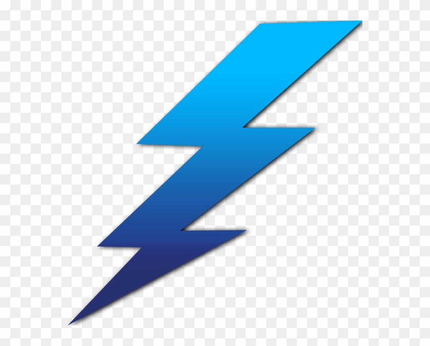 Blue Lightning Bolt Png Clipart #3713965