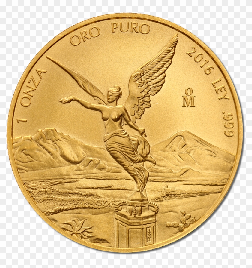 1 Oz Libertad Gold 2016 Front - Mexican Libertad Coin Clipart