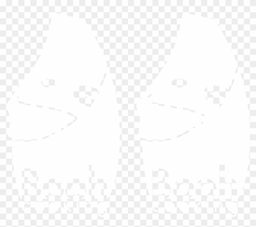 Booh Cooking Logo Black And White - Plan White Clipart