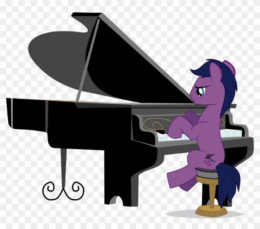 Pony By Tensaioni - Mlp Pony Playing Piano Clipart #3714196