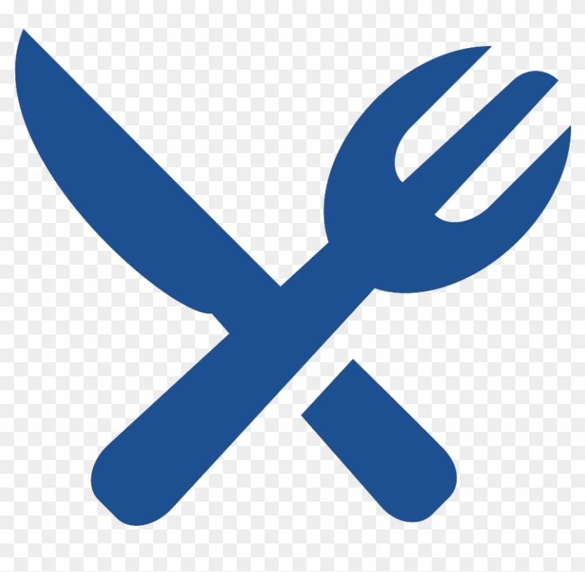 Preparing Seasoned Pork - Cooking Icon Blue Clipart #3714570