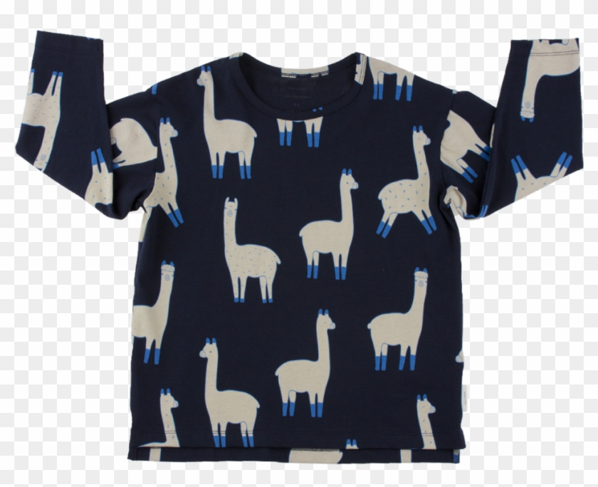 Tiny Cottons Ls Relaxed Tee Llamas - Sweater Clipart #3714759