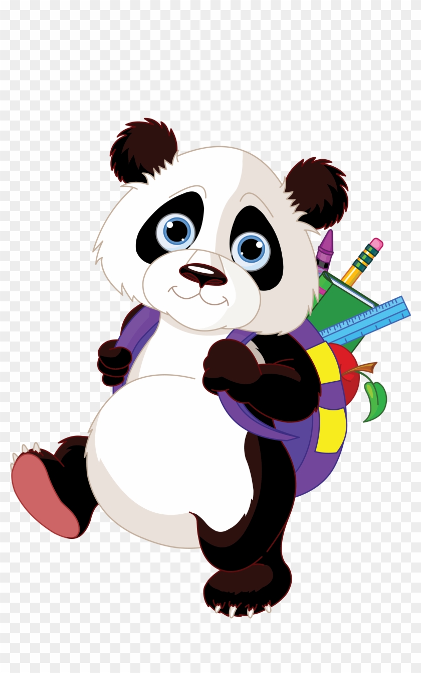 Prek Pierce Homepage Logo - Panda First Day Of School Clipart