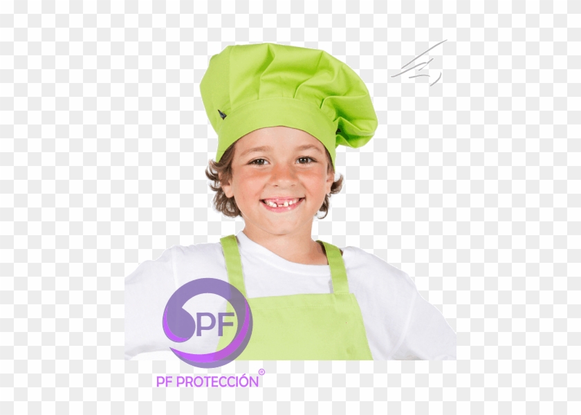 Gorro De Cocinero Infantil - Gorro De Chef Para Niños Rojo Clipart