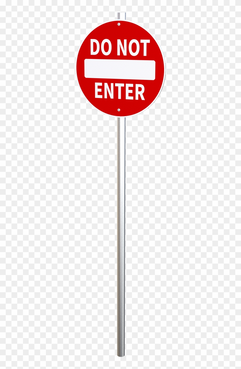 No Entry Traffic Sign Warning - Not Enter Sign Clipart