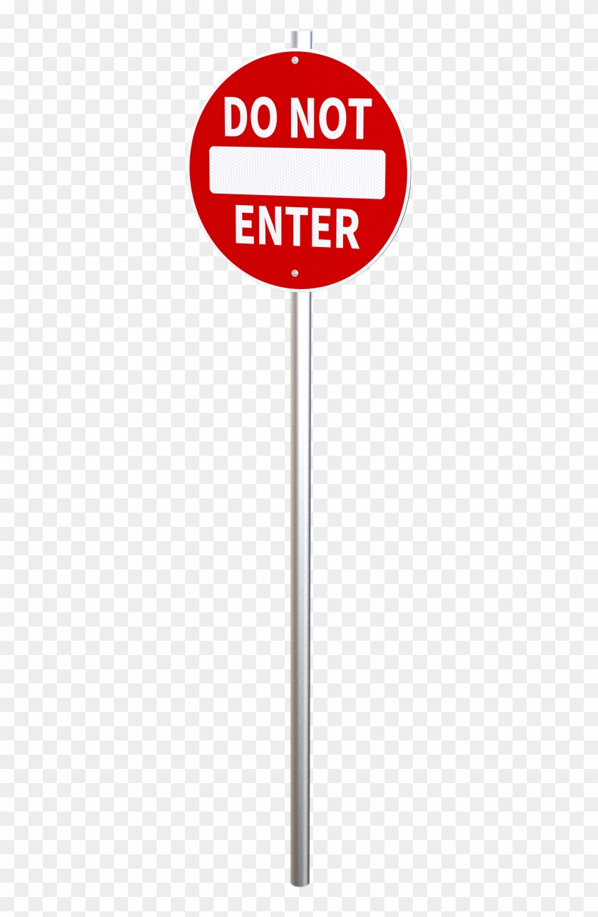 No Entry Traffic Sign Warning - Not Enter Sign Clipart #3715440