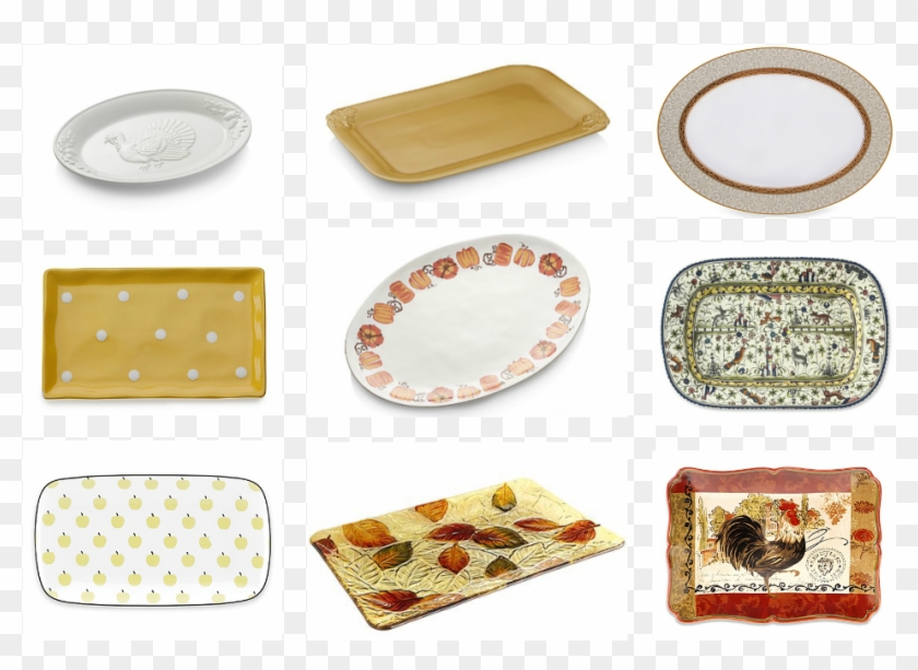 Fall Serving Platters - Ceramic Clipart #3715663