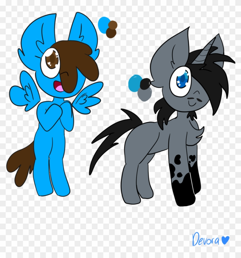 Devora, Big Smile, Blue Eyes, Brother And Sister, Brown - Cartoon Clipart
