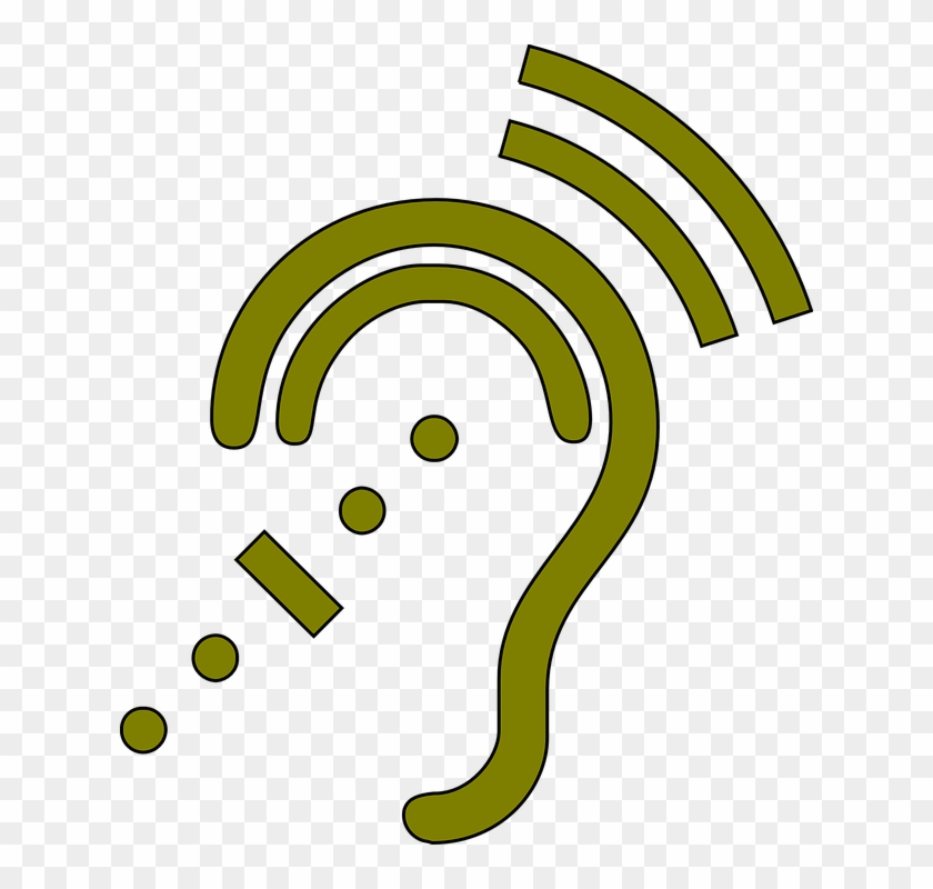 Hearing Disability Disabled Accessibility Hear Ear - Hearing Disability Clipart #3716211