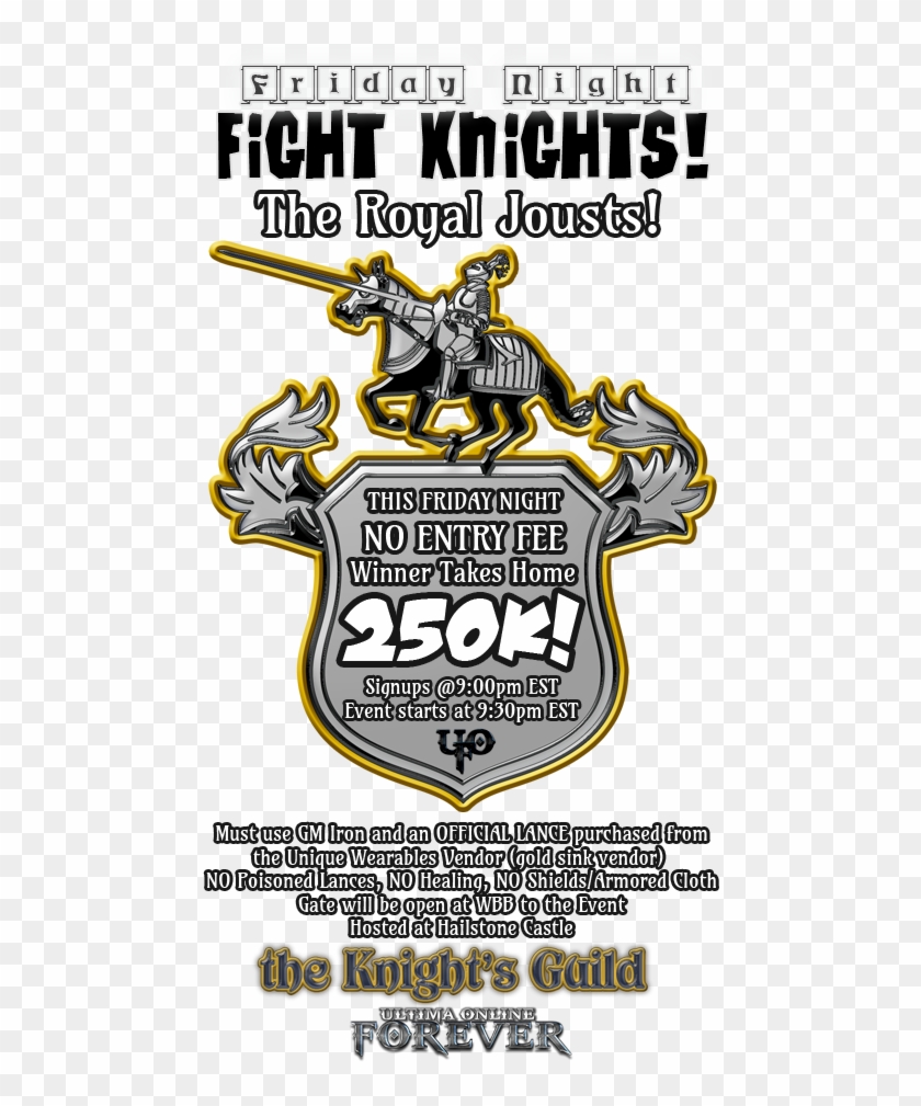 2018 Joust Flyer - Poster Clipart #3716392