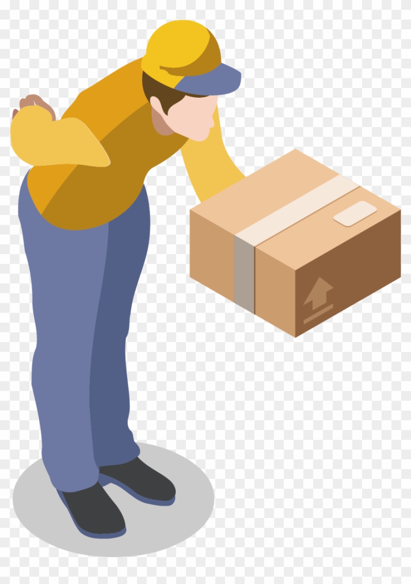 Courier Parcel Clip Art - Box Delivery Png Transparent Png